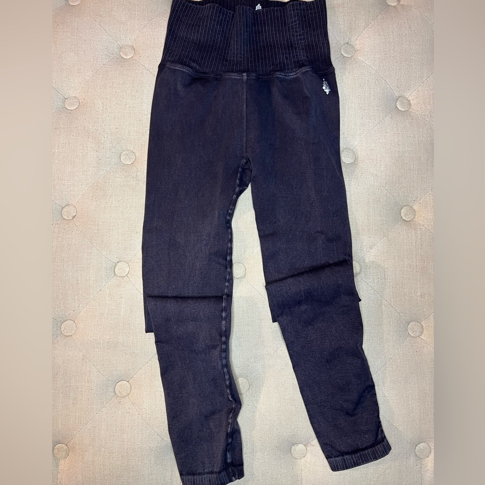 Free People Movement leggings Washed black